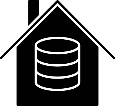 Veri Evi Kabartma Simgesi Tasarımı