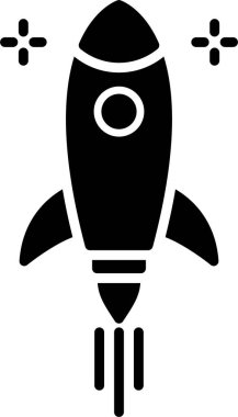 Roket Kabartma Simgesi Tasarımı