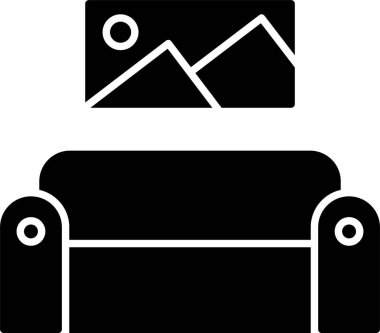 Oturma Odası Kabartma Simgesi Tasarımı