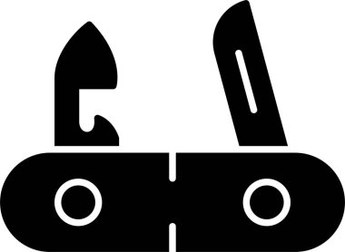 İsviçre Bıçak Kabartma Simgesi Tasarımı