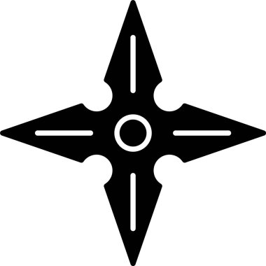 Shuriken Glyph Simge Tasarımı
