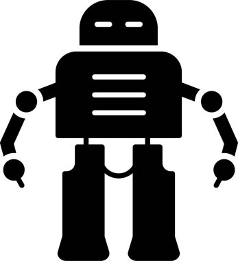 Robot kabartma simgesi tasarımı