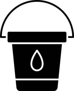 Su Kovası Kabartma Simgesi Tasarımı