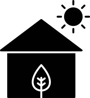 Eko Evi Kabartma Simgesi Tasarımı