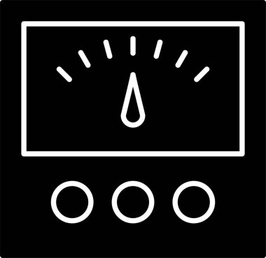 Voltaj Göstergesi Şekil Simgesi Tasarımı