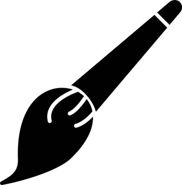 Fırça Kabartma Simgesi Tasarımı