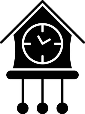 Guguklu Saat Kalıbı Simge Tasarımı