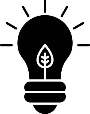 Eko Ampul Kabartma Simgesi Tasarımı