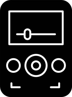 Ses Oynatıcı Glyph Simgesi Tasarımı