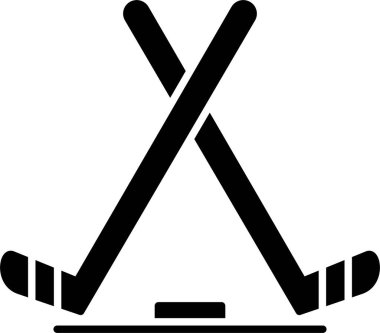 Buz Hokeyi Kabartma Simgesi Tasarımı