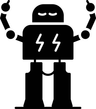 Robotik Kabartma Simgesi Tasarımı