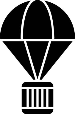 Paraşüt Kabartma Simgesi Tasarımı