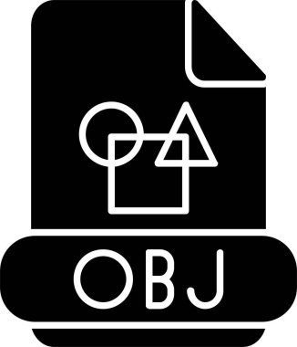 Obj Kabartma Simgesi Tasarımı