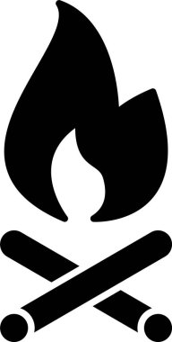 Ateş Kabartma Simgesi Tasarımı