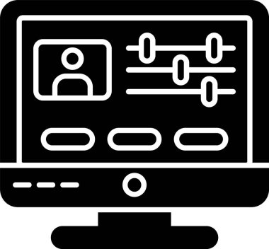 Grafik Düzenleyici Glyph Simge Tasarımı