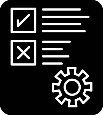 belge glyph simgesi tasarımı