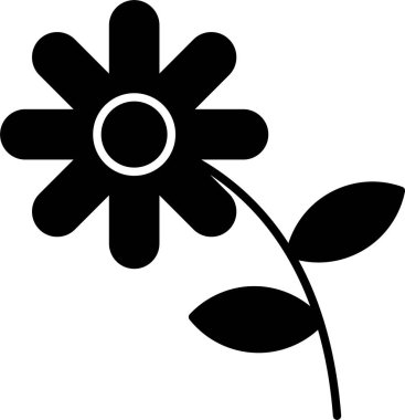 Asteraceae Glyph Simge Tasarımı