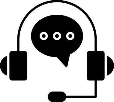 Müşteri Desteği Kabartma Simgesi Tasarımı