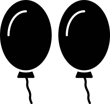 Balonlar Kabartma Simgesi Tasarımı