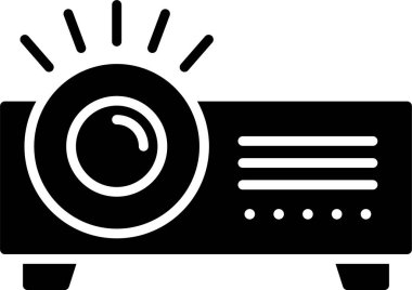 Projektör Kabartma Simgesi Tasarımı