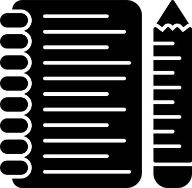 Notlar Glyph Simge Tasarımı