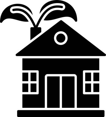 Eko Evi Kabartma Simgesi Tasarımı