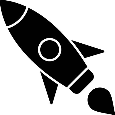 Roket Kabartma Simgesi Tasarımı