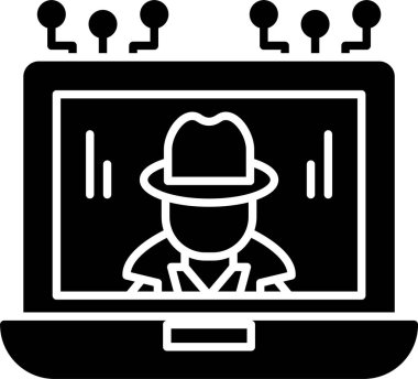 Dolandırıcılık Kabartma Simgesi Tasarımı