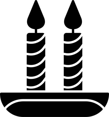 Mum Kabartma Simgesi Tasarımı