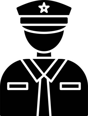 Memur Glyph Simge Tasarımı