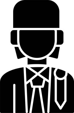 Avukat Glyph Simge Tasarımı