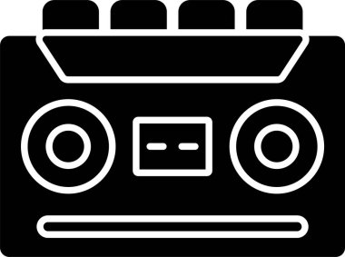 Kasetçalar Glyph Simge Tasarımı