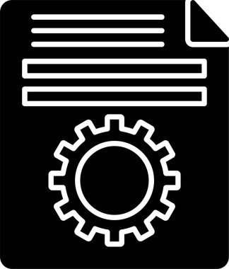 Ayarlar Glyph Simge Tasarımı