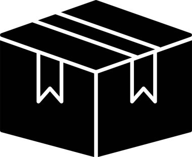 Teslimat Kutusu Kabartma Simgesi Tasarımı