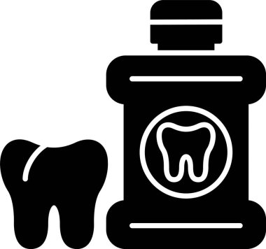Ağız gargarası Kabartma Simgesi Tasarımı