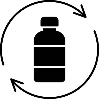 Şişe Geri Dönüşüm Simgesi Tasarımı