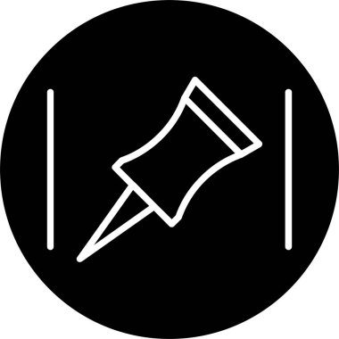 Pin Kabartma Simgesi Tasarımı 'na bas