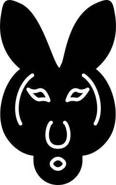 Kanguru Kabartma Simgesi Tasarımı