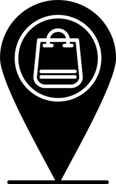 pin glyph simgesi tasarımı