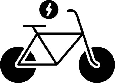 Elektrikli Bisiklet Kabartma Simgesi Tasarımı