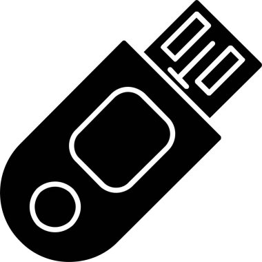 Pendrive Kabartma Simgesi Tasarımı