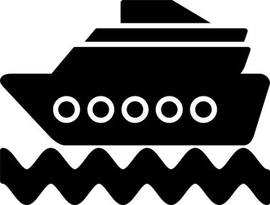 Gemi Seyir Simgesi Simgesi Tasarımı