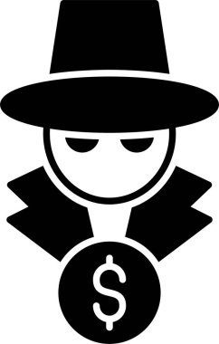 Dolandırıcılık Kabartma Simgesi Tasarımı