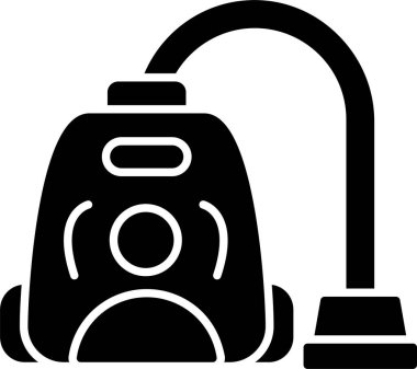 Süpürge Temizleyici Kabartma Simgesi Tasarımı