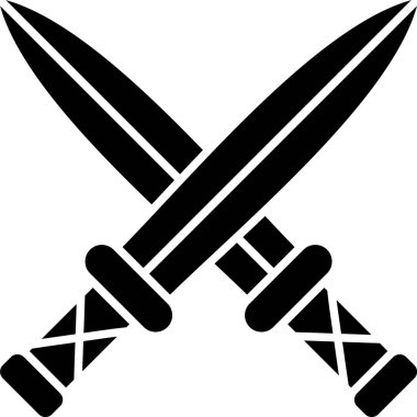 İki Kılıç Simgesi Tasarımı