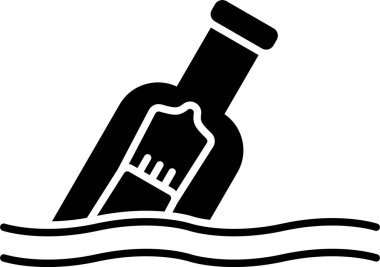 Şişedeki İleti Simgesi Tasarımı