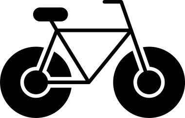 Bisiklet Kabartma Simgesi Tasarımı