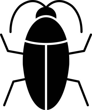 Hamamböceği Kabartma Simgesi Tasarımı