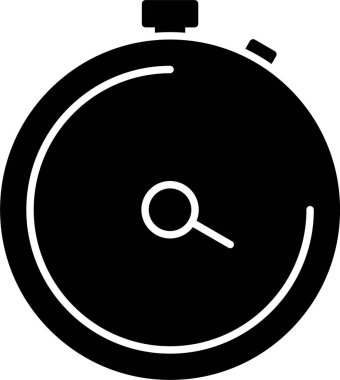 Stopwatch Glyph Simge Tasarımı
