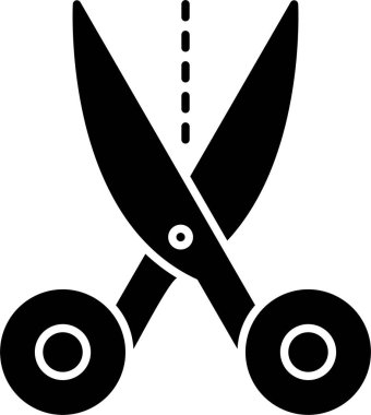 Makas Kabartma Simgesi Tasarımı